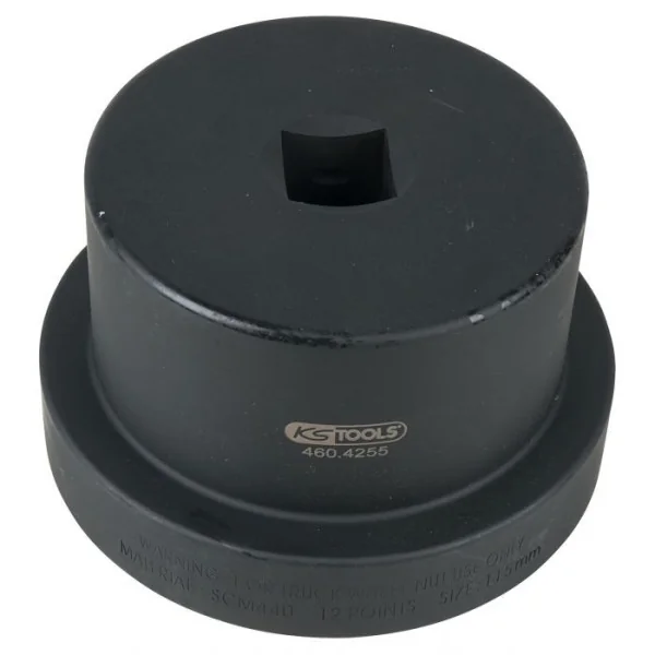 Douille pour écrous moyeux avec guide 1" . 12 pans . 115 mm KSTOOLS 460.4255 | 460.4255