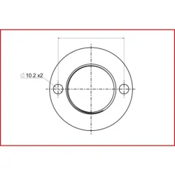 Douille à 2 ergots pour FUSO .1/2"  Ø 86 mm KSTOOLS 460.4450 | 460.4450