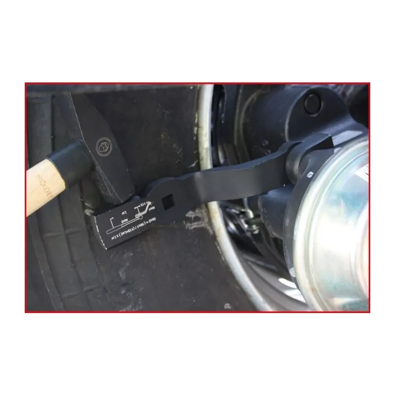 Clé à frapper coudée 24mm pour raccords d'étriers de frein KSTOOLS 460.5062 | 460.5062 Clé à frapper coudée 24mm pour raccords d'étriers de frein KSTOOLS 460.5062 | 460.5062