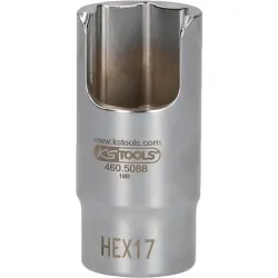 Douille de raccord de tuyaux coudés 3/8" . 17 mm KSTOOLS 460.5088 | 460.5088