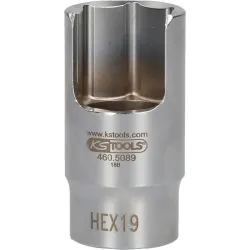 Douille de raccord de tuyaux coudés 3/8" . 19 mm KSTOOLS 460.5089 | 460.5089