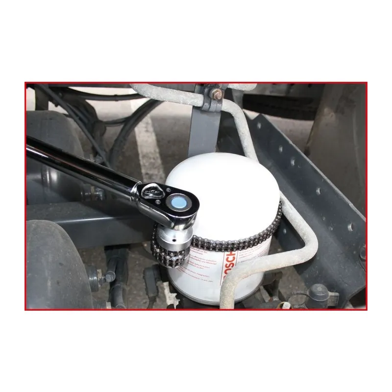 Clé à chaîne pour filtre à huile et cartouche dessicateur d'air Ø 115mm KSTOOLS 460.5215 | 460.5215 Clé à chaîne pour filtre à huile et cartouche dessicateur d'air Ø 115mm KSTOOLS 460.5215 | 460.5215