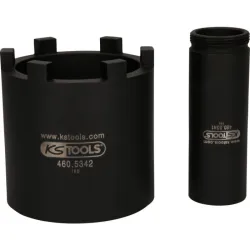 Douille à 6 ergots Ø 76 .5 mm avec tube de centrage pour MAN KSTOOLS 460.5340 | 460.5340