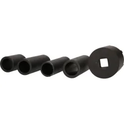 Jeu de douille à 6 ergots Ø 63 mm avec 4 tubes de centrage pour Mercedes . 5 pcs KSTOOLS 460.5370 | 460.5370