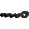 Jeu de douille à 6 ergots Ø 63 mm avec 4 tubes de centrage pour Mercedes . 5 pcs KSTOOLS 460.5370 | 460.5370