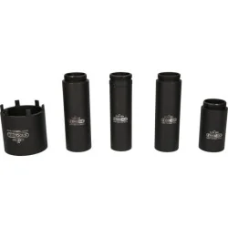 Jeu de douille à 6 ergots Ø 63 mm avec 4 tubes de centrage pour Mercedes . 5 pcs KSTOOLS 460.5370 | 460.5370