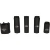 Jeu de douille à 6 ergots Ø 63 mm avec 4 tubes de centrage pour Mercedes . 5 pcs KSTOOLS 460.5370 | 460.5370