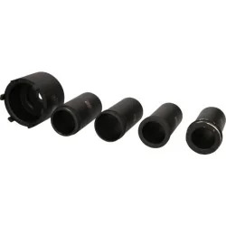 Jeu de douille à 6 ergots Ø 75 mm avec 4 tubes de centrage pour Mercedes . 5 pcs KSTOOLS 460.5385 | 460.5385