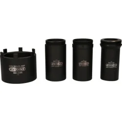 Jeu de douilles à 6 ergots Ø 75 mm avec 3 tubes de centrage pour Mercedes . 4 pcs KSTOOLS 460.5635 | 460.5635