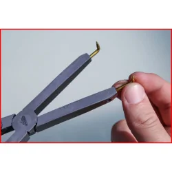 Pointes coudées pour pinces à circlips à double articulation . 1 .0mm . 2 pcs KSTOOLS 500.7018 | 500.7018