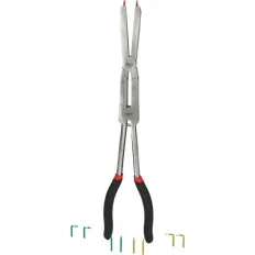 Pince à circlips extérieurs double articulation et pointes changeables . L.345mm KSTOOLS 500.7035 | 500.7035