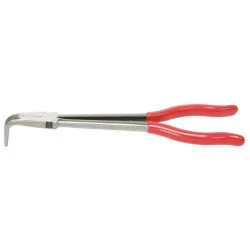 Pince à bec demi-rond coudée 90° . extra-longue . L. 270 mm KSTOOLS 500.7053 | 500.7053