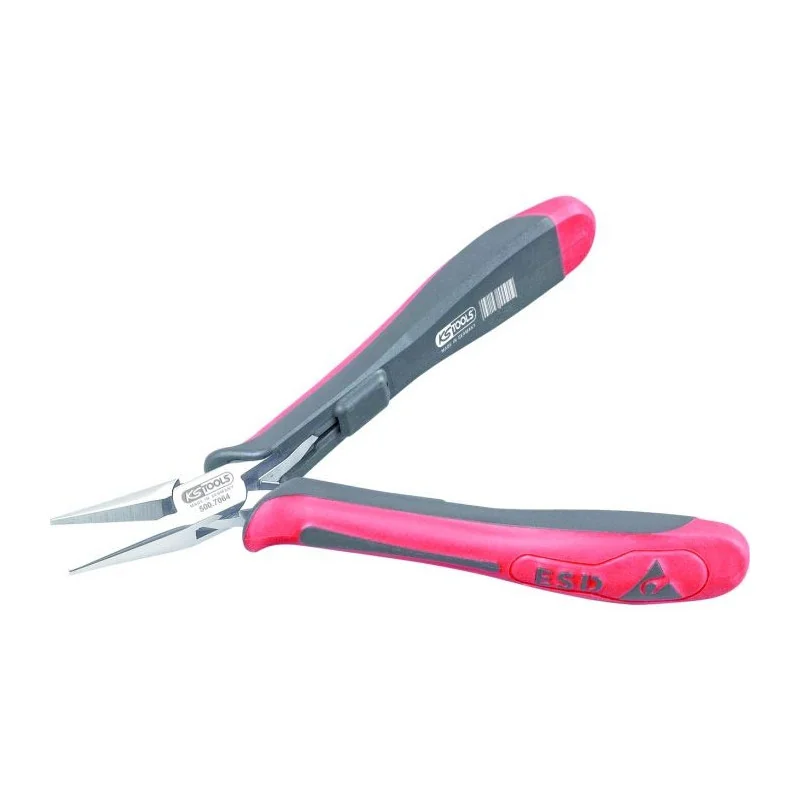 Pince ESD à bec demi-rond strié . 130 mm KSTOOLS 500.7065 | 500.7065 Pince ESD à bec demi-rond strié . 130 mm KSTOOLS 500.7065 | 500.7065