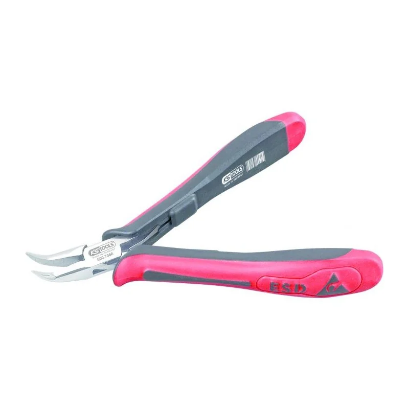 Pince ESD à bec coudé lisse . 130 mm KSTOOLS 500.7066 | 500.7066 Pince ESD à bec coudé lisse . 130 mm KSTOOLS 500.7066 | 500.7066