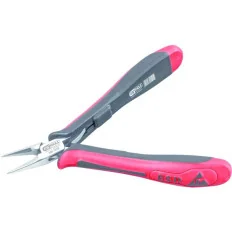 Pince électronique à bec demi-rond lisse . 130 mm KSTOOLS 500.7078 | 500.7078
