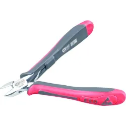 Pince électronique coupante diagonale tête ronde bec fins . 125 mm KSTOOLS 500.7084 | 500.7084
