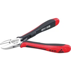 Pince électronique coupante diagonale tête ronde . 120 mm KSTOOLS 500.7088 | 500.7088