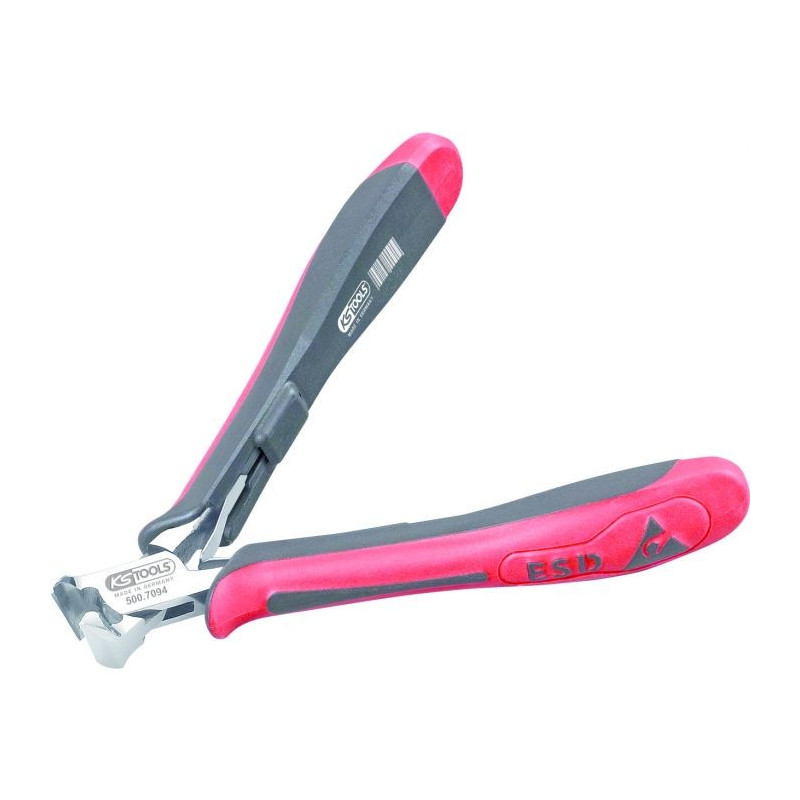 Pince électronique coupante frontale avec bec long et large . 125 mm KSTOOLS 500.7096 | 500.7096
