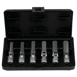 Module douilles à bougie 3/8" articulées . 6 pcs KSTOOLS 500.7300 | 500.7300