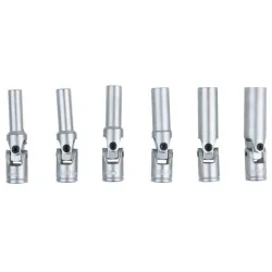 Module douilles à bougie 3/8" articulées . 6 pcs KSTOOLS 500.7300 | 500.7300