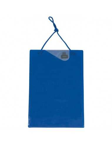 Tablette de fiche de travaux A4 avec sacoche pour clés - Bleue KSTOOLS 500.8095