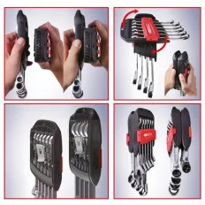 Jeu de 10 clés mixtes à cliquet GEARplus® KSTOOLS 503.4250 | 503.4250