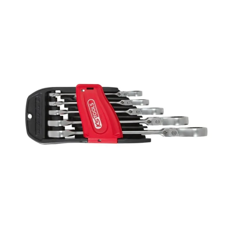 Jeu de 5 clés mixtes à cliquet à tête inclinable à verrouillage GEARplus® KSTOOLS 503.4805 | 503.4805 Jeu de 5 clés mixtes à cliquet à tête inclinable à verrouillage GEARplus® KSTOOLS 503.4805 | 503.4805