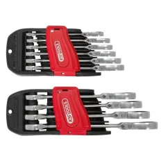 Jeu de 10 clés mixtes à cliquet à tête inclinable à verrouillage GEARplus® KSTOOLS 503.4850 | 503.4850