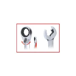 Clé mixte à cliquet DUO GEAR® . 8 mm KSTOOLS 503.5908 | 503.5908