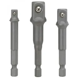 Jeu de 3 adaptateurs porte-douilles . 1/4"-3/8"-1/2" KSTOOLS 514.1105 | 514.1105