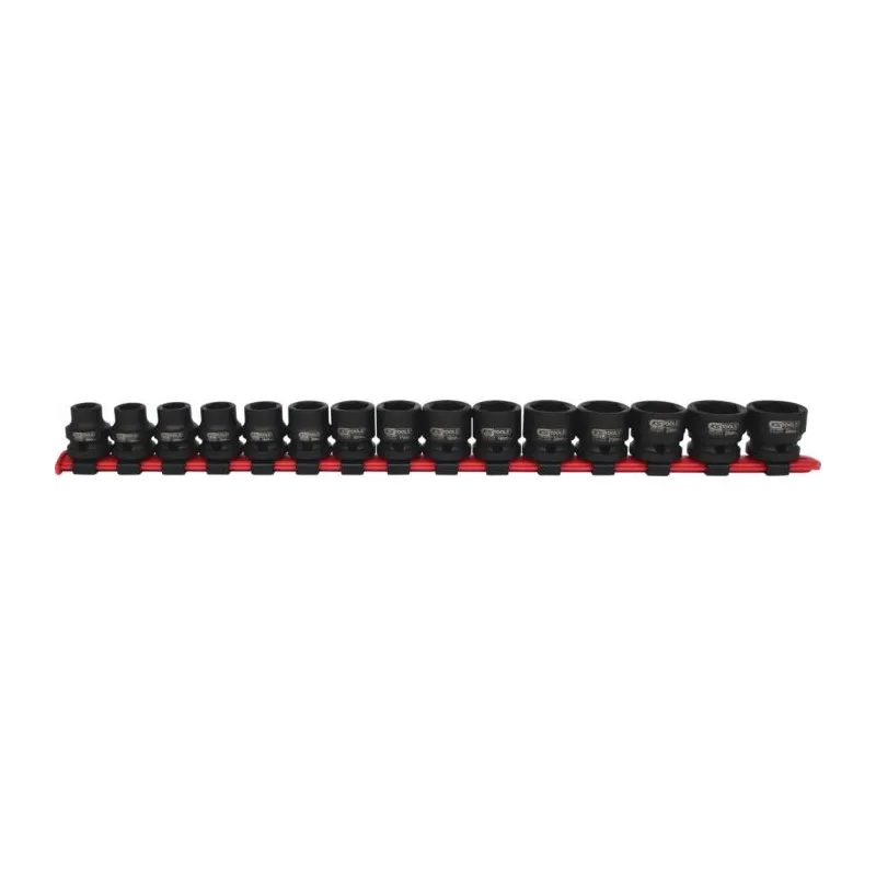 Jeu de douilles à choc extra courtes 1/2" - 6 pans -10 à 24 mm KSTOOLS 515.0055 | 515.0055