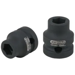 Douille à chocs 6 pans 1/2" . L. 28 mm - 10 mm KSTOOLS 515.0056 | 515.0056