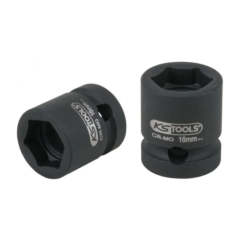 Douille à chocs 6 pans 1/2" . L. 28 mm - 16 mm KSTOOLS 515.0063 | 515.0063 Douille à chocs 6 pans 1/2" . L. 28 mm - 16 mm KSTOOLS 515.0063 | 515.0063
