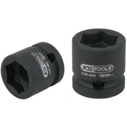 Douille à chocs 6 pans 1/2" . L. 28 mm - 18 mm KSTOOLS 515.0066 | 515.0066