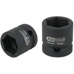 Douille à chocs 6 pans 1/2" . L. 28 mm - 19 mm KSTOOLS 515.0067 | 515.0067