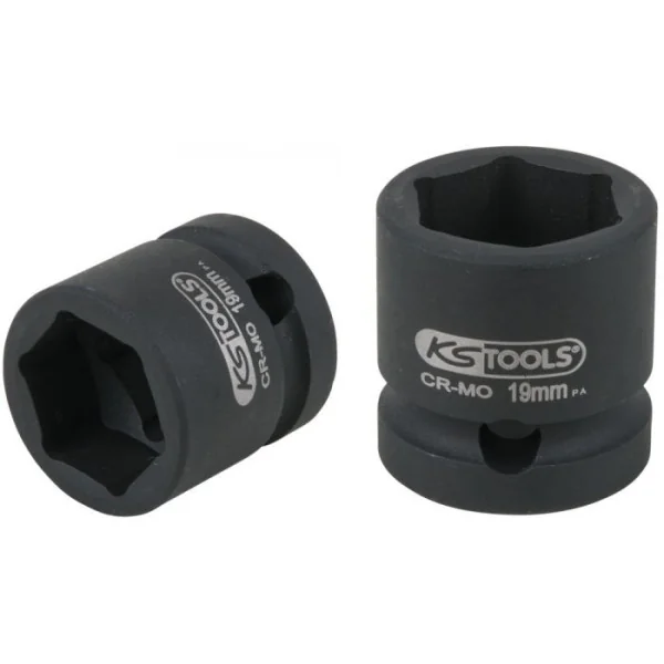 Douille à chocs 6 pans 1/2" . L. 28 mm - 19 mm KSTOOLS 515.0067 | 515.0067 Douille à chocs 6 pans 1/2" . L. 28 mm - 19 mm KSTOOLS 515.0067 | 515.0067