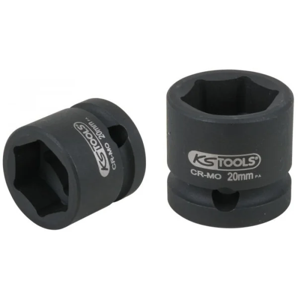 Douille à chocs 6 pans 1/2" . L. 28 mm - 20 mm KSTOOLS 515.0068 | 515.0068 Douille à chocs 6 pans 1/2" . L. 28 mm - 20 mm KSTOOLS 515.0068 | 515.0068