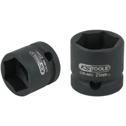 Douille à chocs 6 pans 1/2" . L. 28 mm - 21 mm KSTOOLS 515.0069 | 515.0069