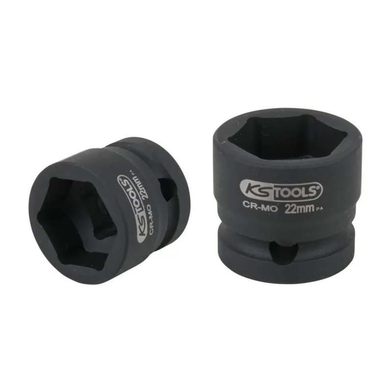Douille à chocs 6 pans 1/2" . L. 28 mm - 22 mm KSTOOLS 515.0071 | 515.0071 Douille à chocs 6 pans 1/2" . L. 28 mm - 22 mm KSTOOLS 515.0071 | 515.0071