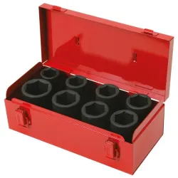 Coffret de douilles longues à chocs 3/4" . 8 pcs KSTOOLS 515.0510 | 515.0510