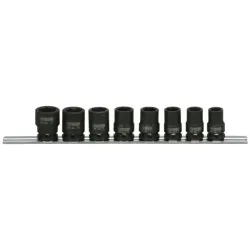 Jeu de douilles à chocs sur rail 3/8" . 8 pcs KSTOOLS 515.0608 | 515.0608