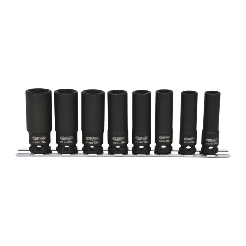 Jeu de douilles longues à chocs sur rail 3/8" . 8 pcs KSTOOLS 515.0648 | 515.0648 Jeu de douilles longues à chocs sur rail 3/8" . 8 pcs KSTOOLS 515.0648 | 515.0648