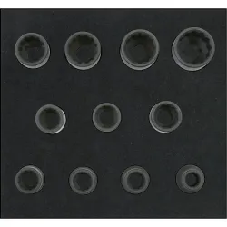 Jeu de douilles à chocs 12 pans 1/2" . 13 pcs KSTOOLS 515.0900 | 515.0900
