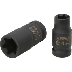 Douille à chocs TORX® 3/8" . E4 KSTOOLS 515.0970 | 515.0970