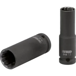 Douille longue à chocs 12 pans 1/2" . 32 mm KSTOOLS 515.0978 | 515.0978