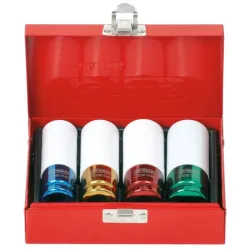 Jeu de 4 douilles à chocs pour jantes aluminium . 17 . 19 . 21 . 22 mm KSTOOLS 515.1006 | 515.1006