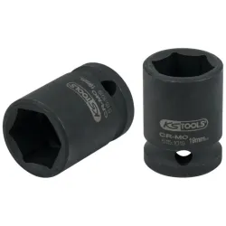 Douille à chocs 6 pans 1/2" . 19 mm KSTOOLS 515.1019 | 515.1019