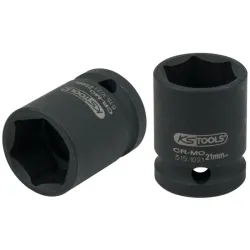 Douille à chocs 6 pans 1/2" . 21 mm KSTOOLS 515.1021 | 515.1021