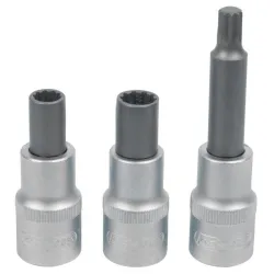 Jeu de douilles tournevis OZ pour jantes aluminium . 3 pièces KSTOOLS 515.1039 | 515.1039