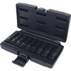 Jeu de 9 douilles à chocs TORX® 1/2" . E10-E11-E12-E14-E16-E18-E20-E24 KSTOOLS 515.1050 | 515.1050